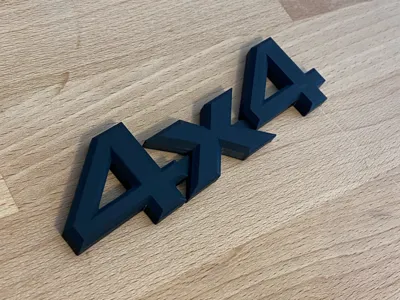 4x4 Emblem