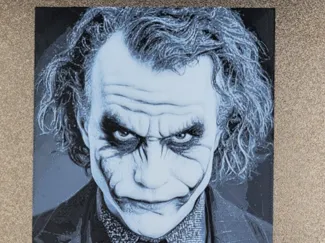 Heath Ledger Joker Hueforge