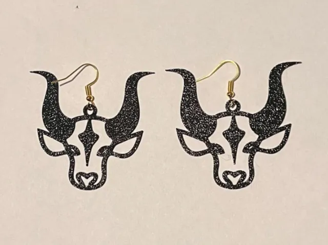 Earrings Cow