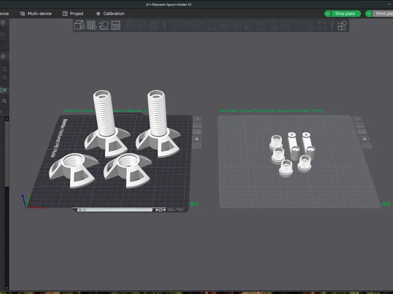 Bambu Labs A1 Filament Holder Redesigned