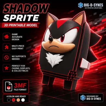 Accesorio para impresora 3D: Shadow Sprite – 4 Color AMS 3D Printable Model — vista de referencia 3