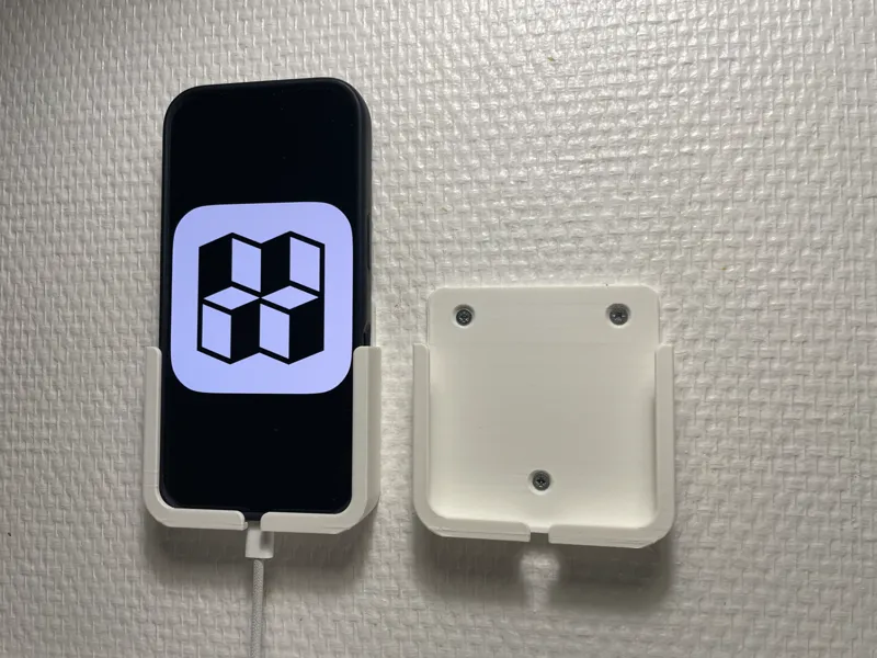 iPhone 17 with cover wall mount