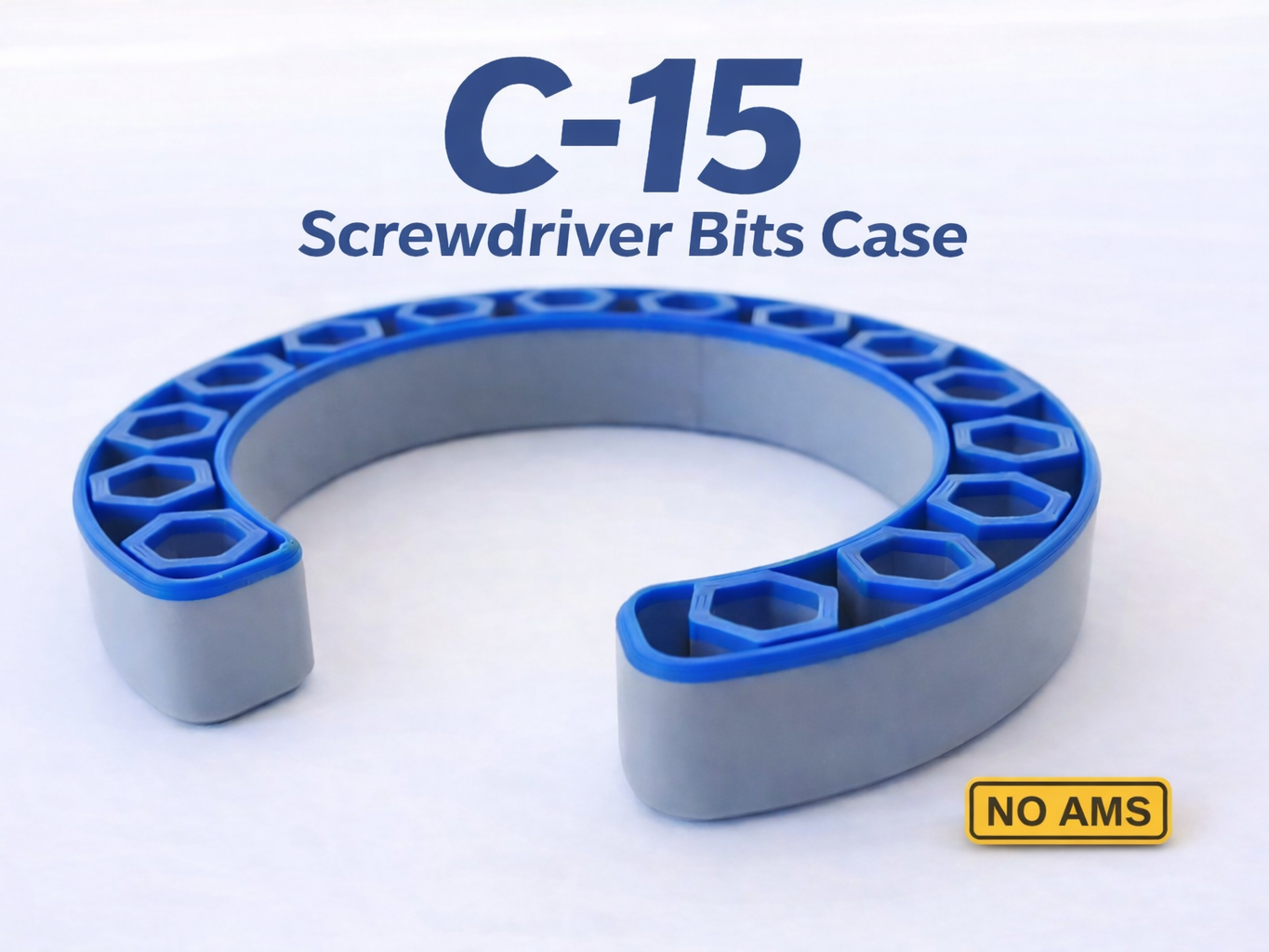 Screwdriver Bits Case C-15 