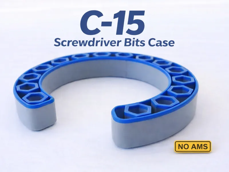 Screwdriver Bits Case C-15