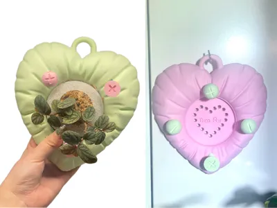 Heart Pillow Staghorn Fern/Plant Mounting Board