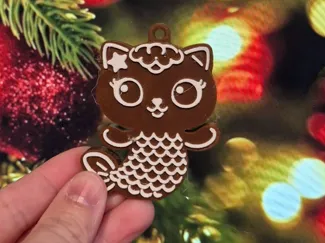 Mercat Gabby's Dollhouse Gingerbread Ornament