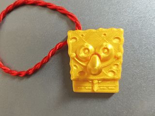 SpongeBob SquarePants Fidget Toy Refrigerator Magnet and Pendant