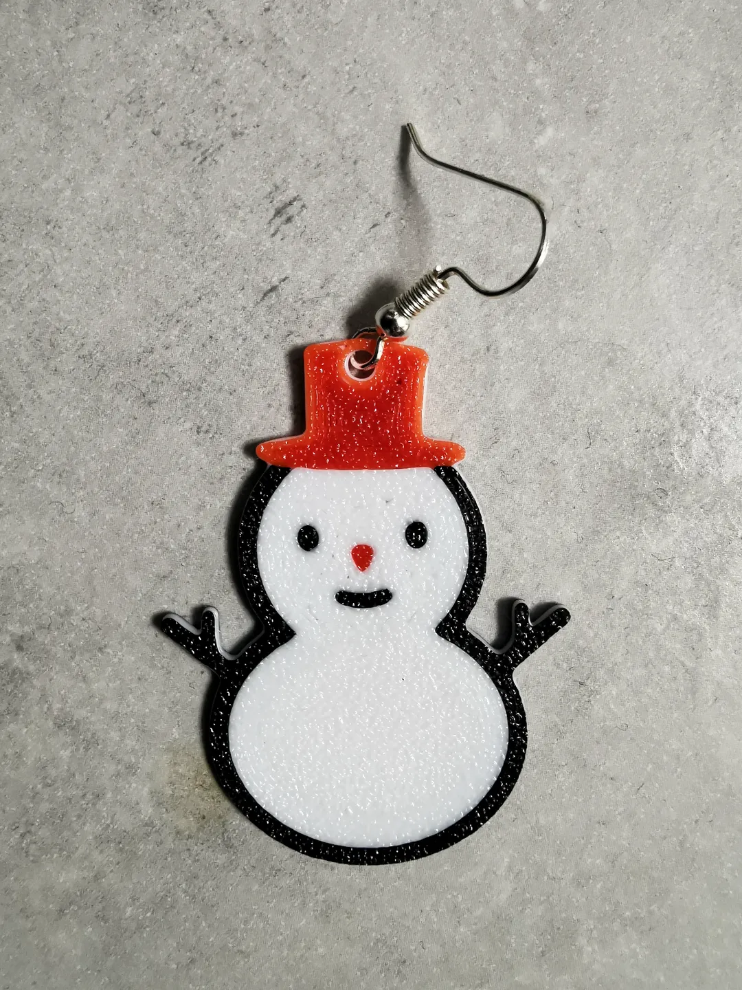 Snowman #1 - Earrings view 4