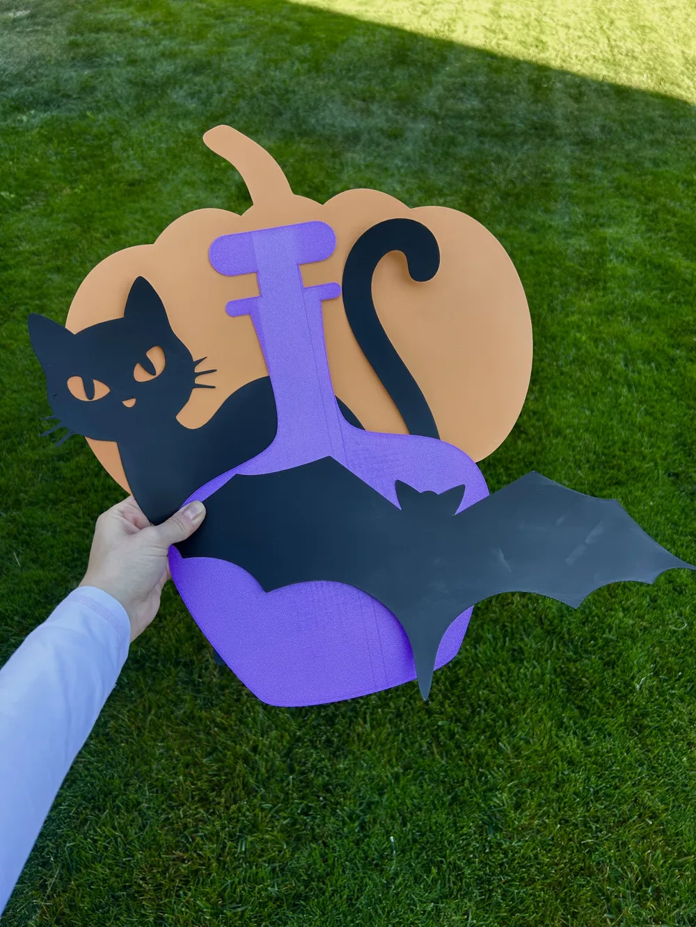 Halloween Decor Set – Ghost, Pumpkin & Cat - Free 3D Print Model ...