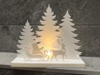 Décor lumineux forêt de Noël — photo 1