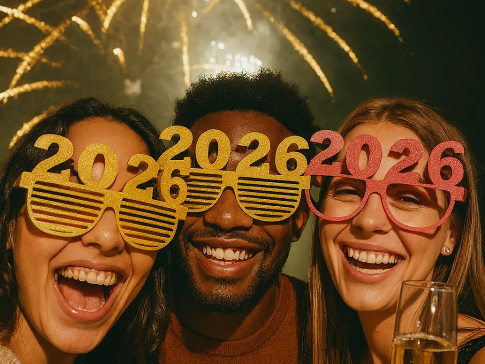 New Year's Party Glasses Special Design Fun Gift