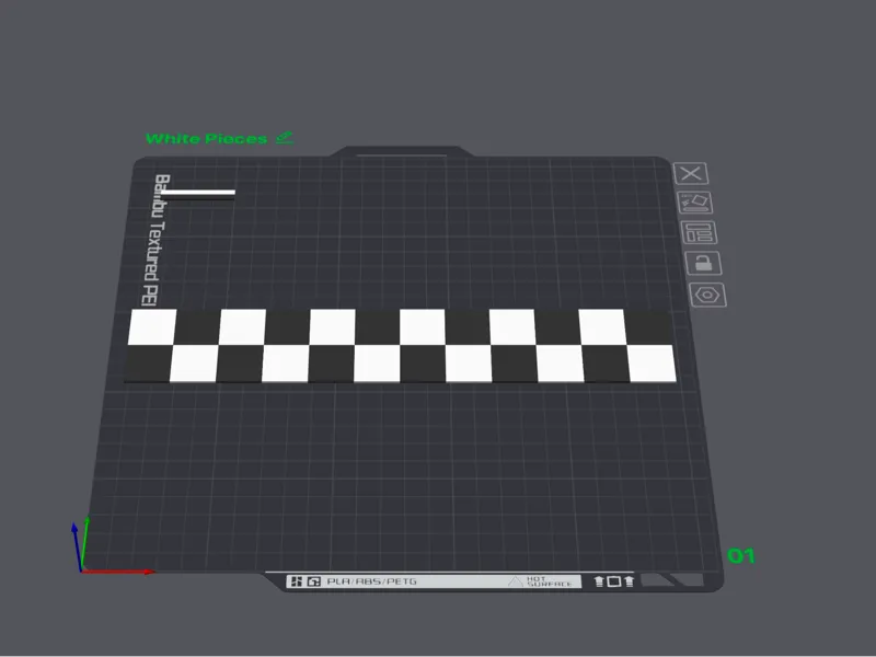 Checker board floor for dollhouse