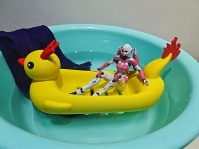 Yellow Duck Dragon Boat Soap Dish