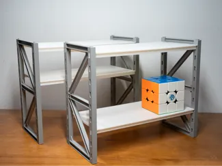 可调高度置物架 height-adjustable shelf