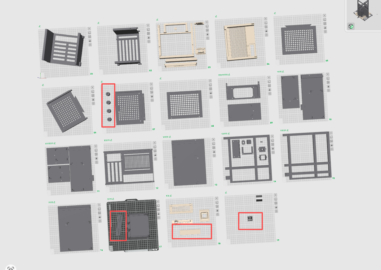 Miniatura 3 do modelo 3D 复古小机箱