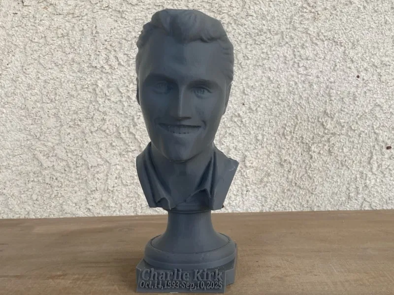 Charlie kirk (head bust)