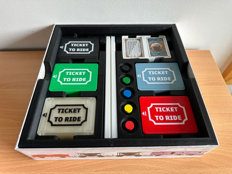 Ticket to Ride Box Insert