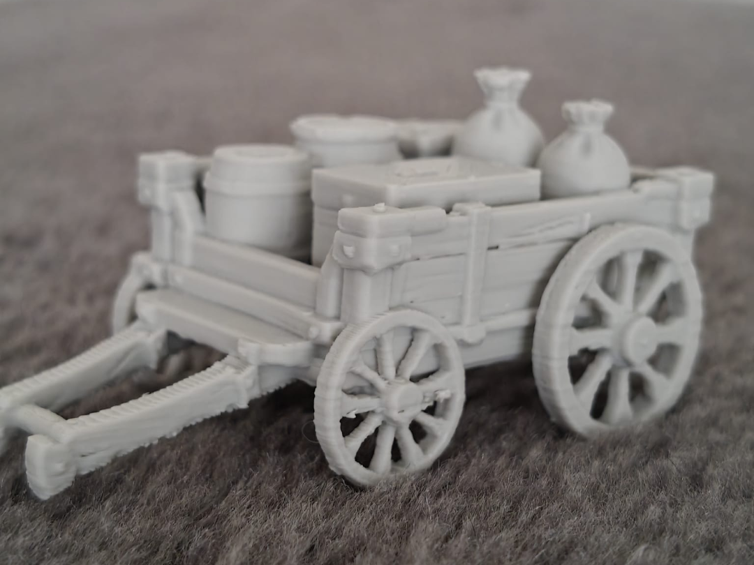 DnD merchant cart terrain prop