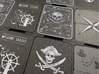 Ahoy Matey, a pirate game (Skulls & roses retheme)