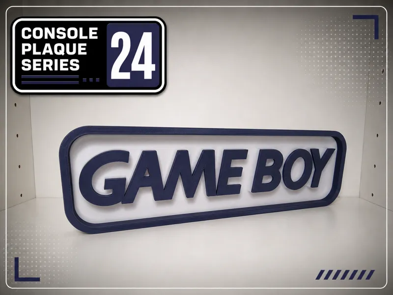Console Logo Plaque - Nintendo Game Boy