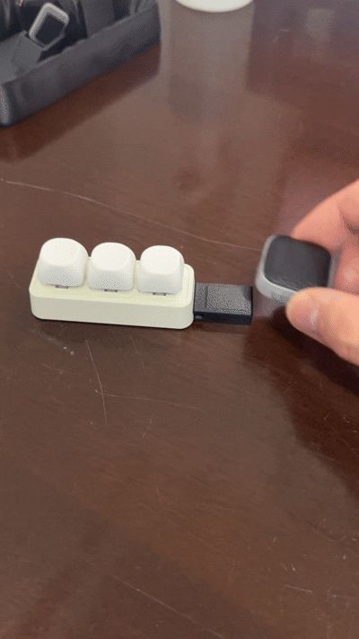 Free3 Keyboard & DJI Mic mini 2 Microphone Integrated Stand (Embedded Magnet Design)