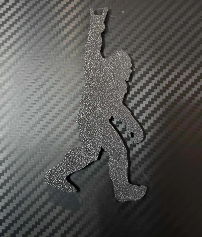 Bigfoot peace magnet