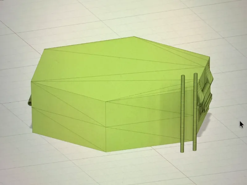 Hexagon Dose / Zahnspangendose