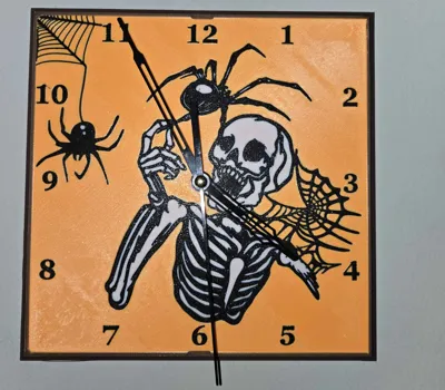 Halloween Clock Face