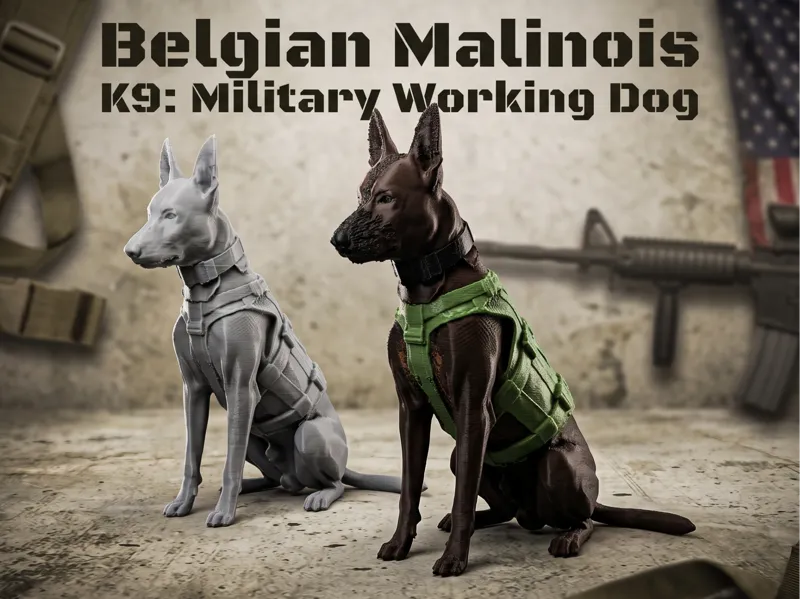Belgian Malinois: K9 Military Working Dog