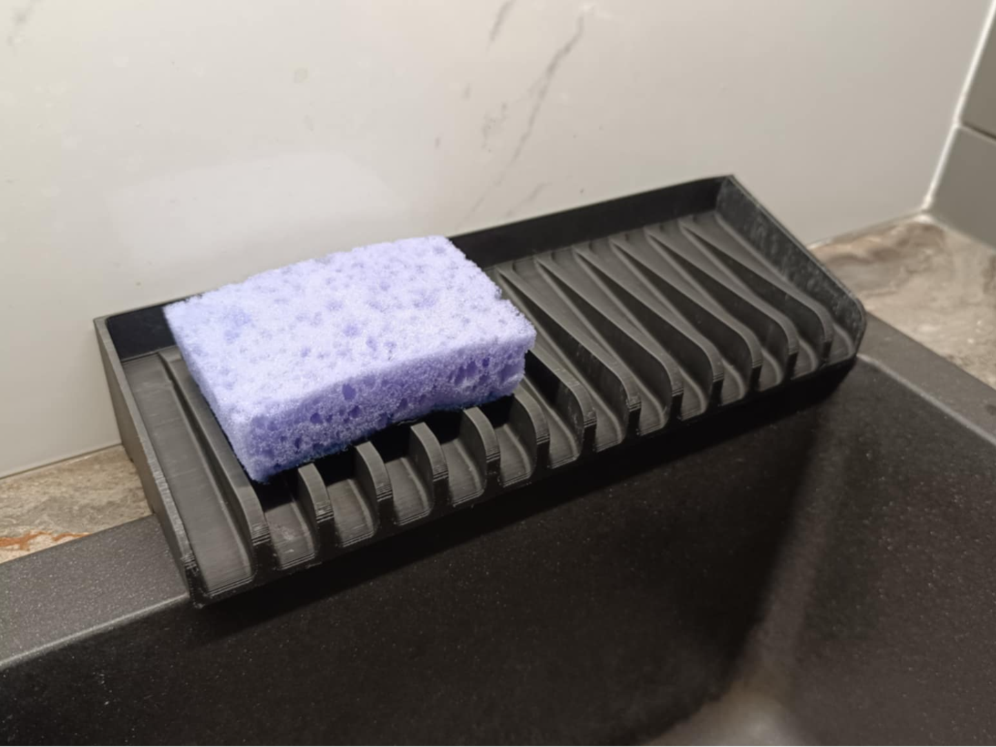 Kitchen Sink Sponge Holder –  Draining Rack
