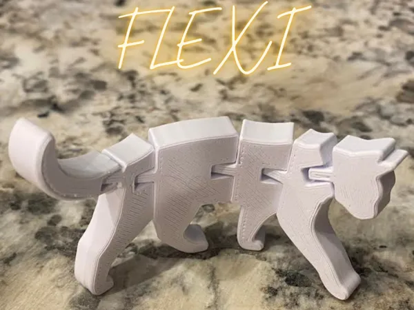 Chat flexible articulé