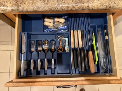 Gridfinity Silverware Drawer Organizer