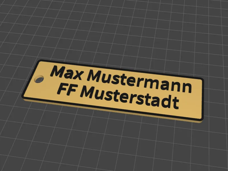 Namensschild für Atemschutzgeräteträger