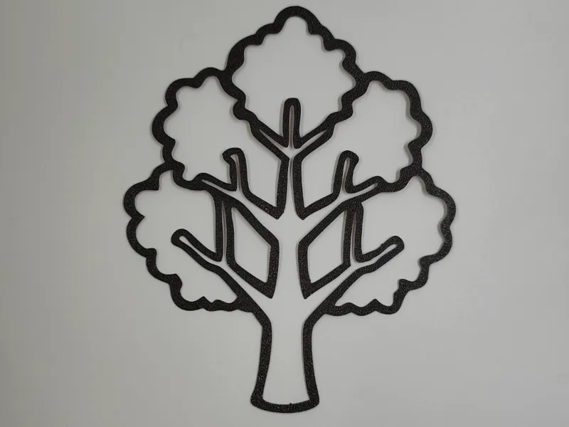 Minimal Tree Silhouette – Nature-Inspired Wall Art