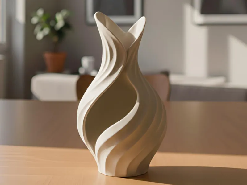 Spiralvase – Modernes Design