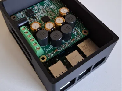 Raspberry Pi 4 Hi-Fi Amp HAT Case