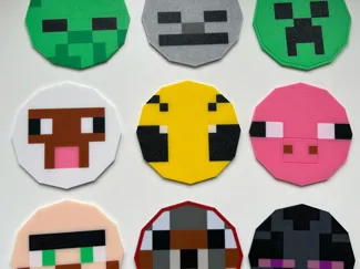 Minecraft coasters