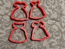 3.75" Snow White-Princess Dress Cookie Cutter