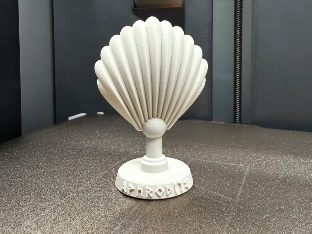 Aphrodite Shell Statue – Greek Mythology - Free 3D Print Model - MakerWorld