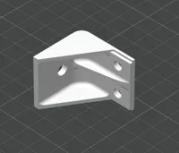 Reinforced bracket v2 0.2mm layer, 2 walls, 15% infill