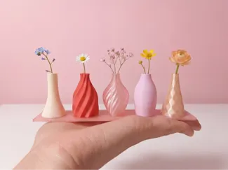 Mini Bud Vase Set of 5 | Decorative Flower Vases