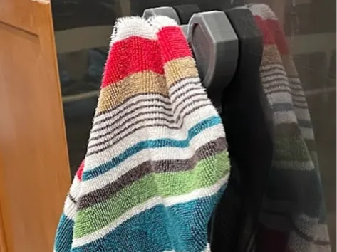 Cute elephant towel holder