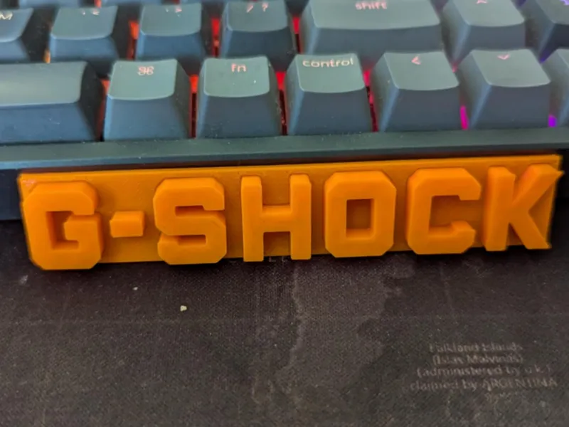 G-SHOCK Logo for a watch box