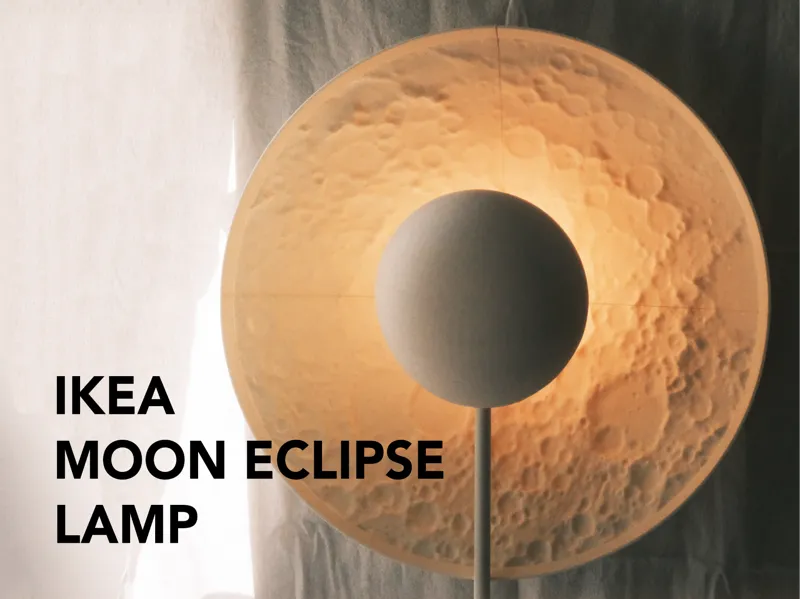 IKEA - Moon eclipse lamp ( on STRÅLA base)