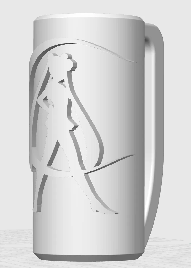 Schlanker Dosenhalter Remix mit Sailormoon Logo