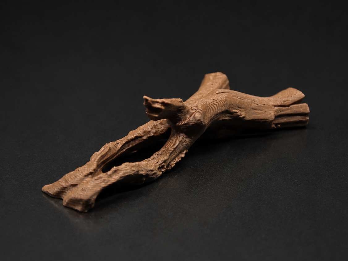 Lying Fallen Log - DND Miniature Terrain