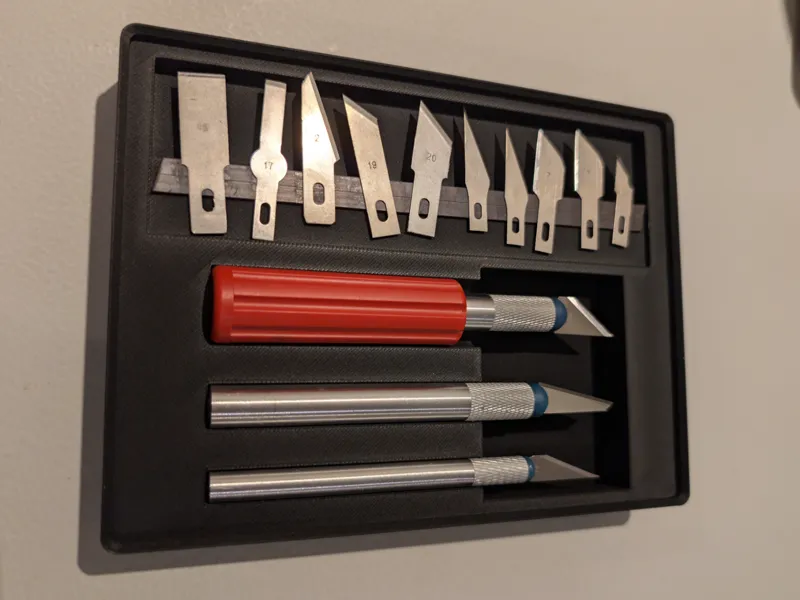 Gridfinity Hobby knife/Exacto knife