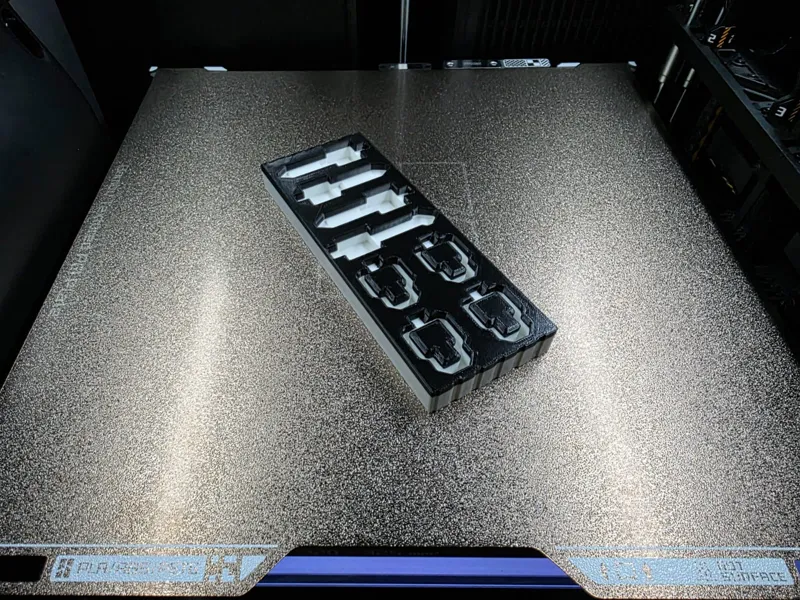 H2C nozzle storage for h2dual ams riser systems