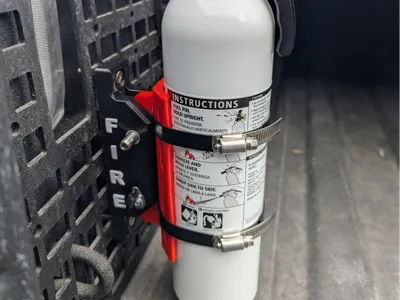 Quick Release Fire Extinguisher Holder 