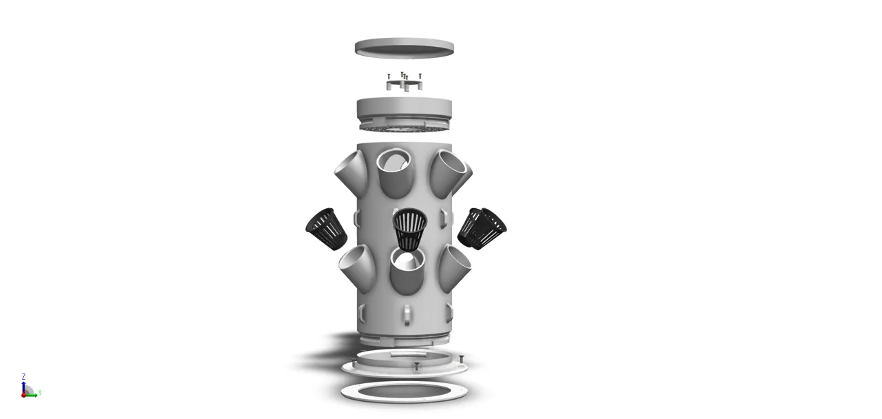 HYDROSTACK - Modular Hydroponic System view 2